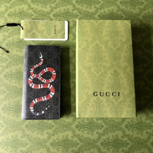 Gucci Snake Print Long Wallet image 1