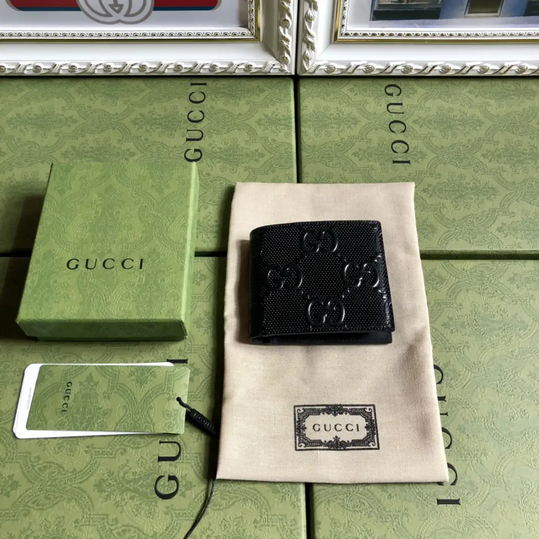 Gucci GG Embossed Leather Wallet image 1