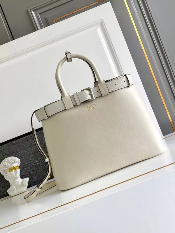Prada Leather Top Handle Bag image 1
