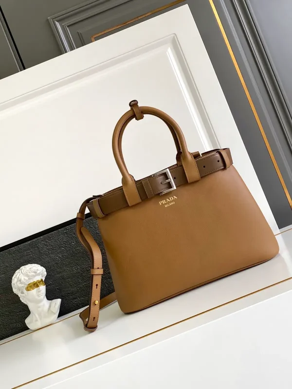 Prada Double Belted Top Handle Bag image 1