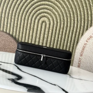 Chanel Quilted Leather Toiletry Bag image 1