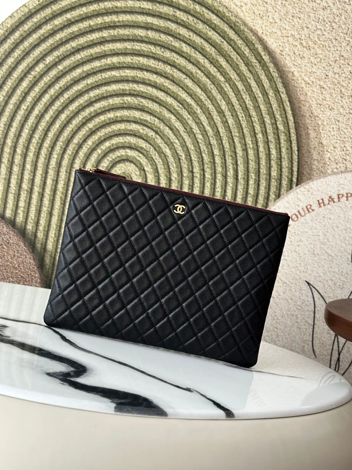 Chanel Quilted Clutch image 1