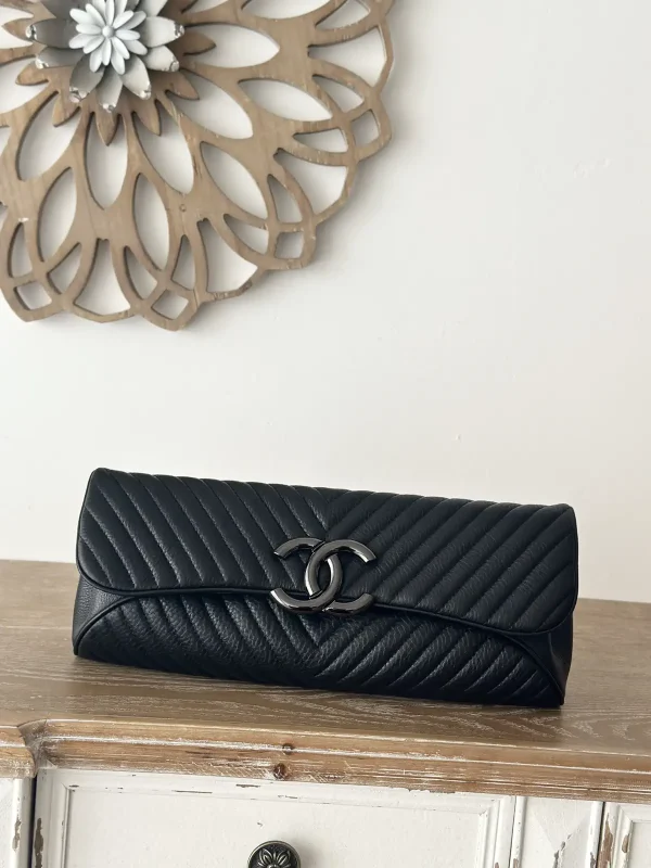 Chanel Quilted Evening Clutch image 1