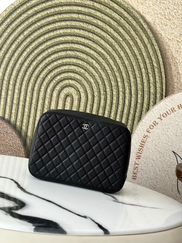 Chanel Quilted Toiletry Bag image 1