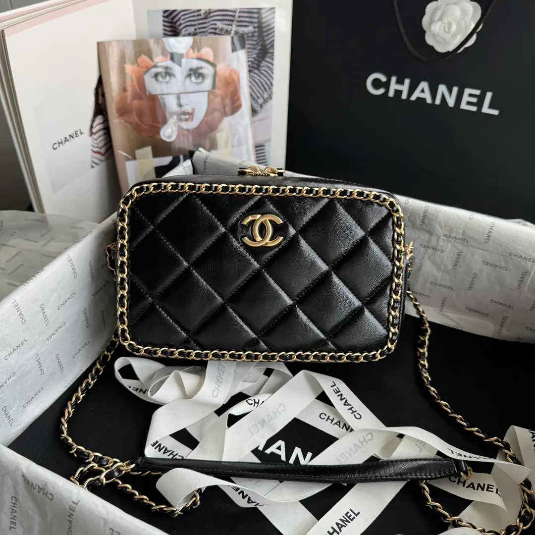Chanel Quilted Camera Crossbody Bag image 1
