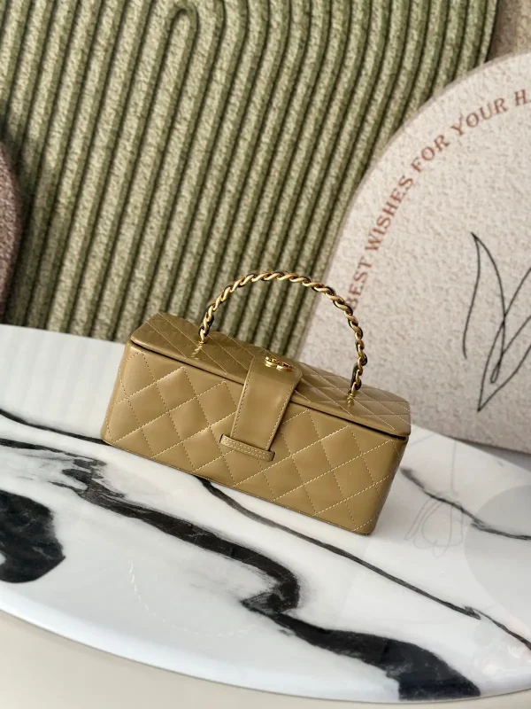 Chanel Quilted Top Handle Cosmetic Bag image 1