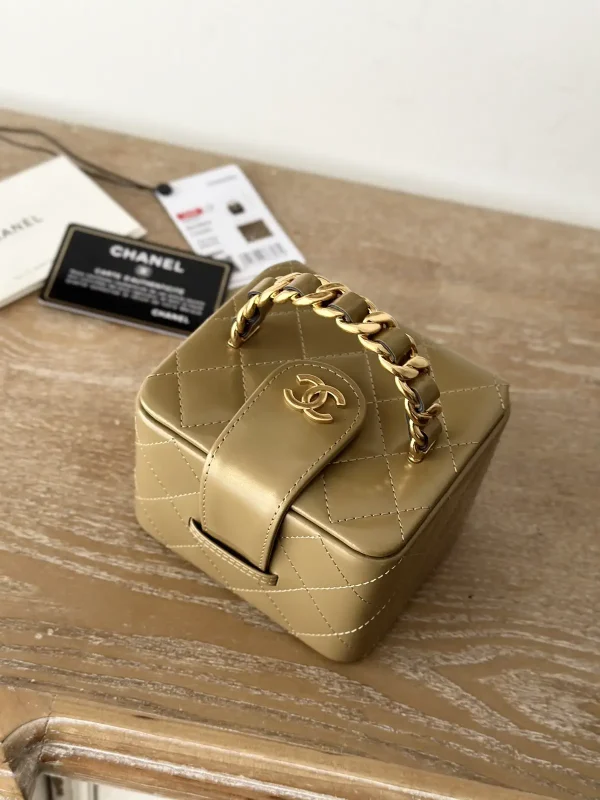 Chanel Quilted Top Handle Cosmetic Bag image 1