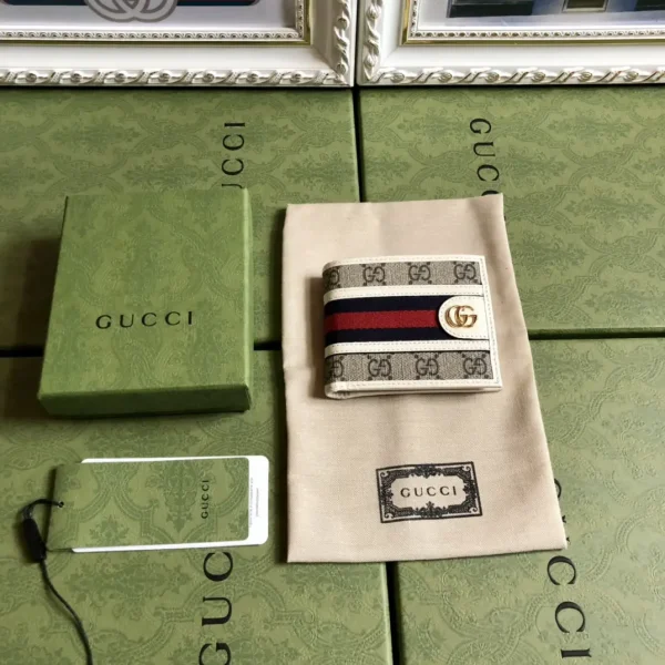Gucci Monogram Web Stripe Wallet image 1