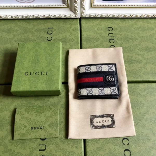 Gucci Monogram Web Stripe Wallet image 1