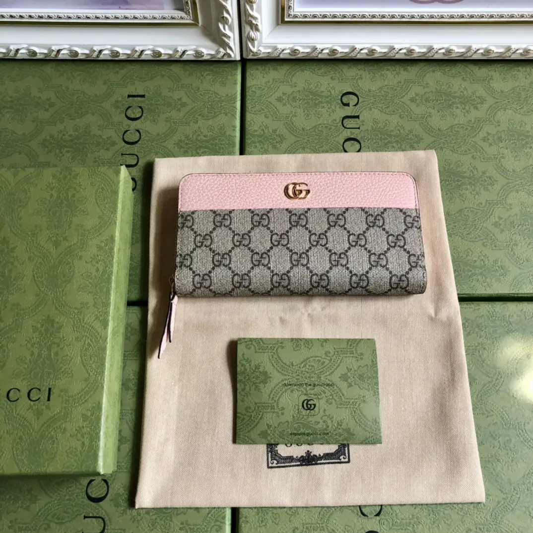 Gucci Ophidia Series Monogram Zip Wallet image 1