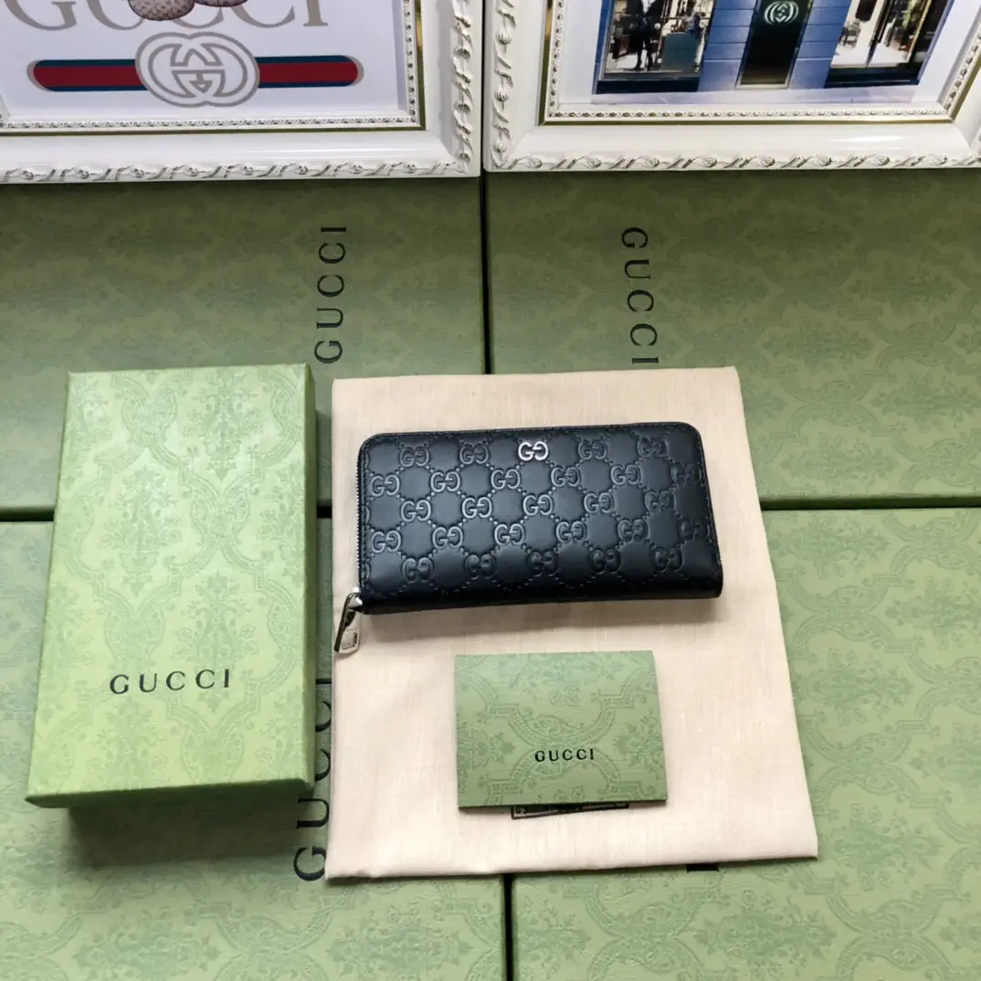 Gucci GG Embossed Zip Around Wallet image 1