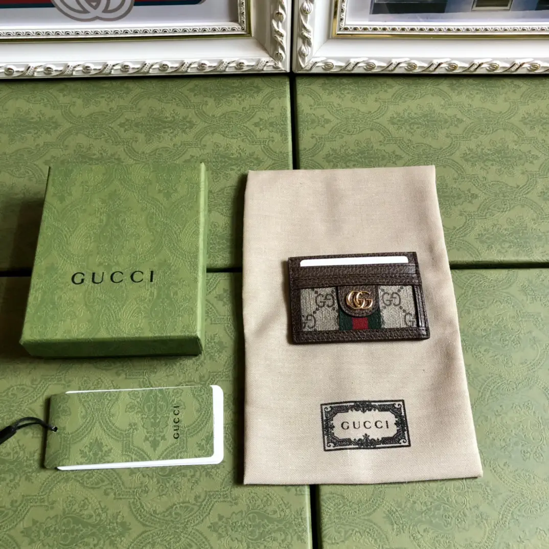 Gucci Monogram Card Holder image 1