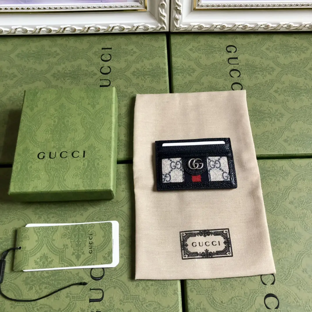 Gucci GG Monogram Card Holder image 1