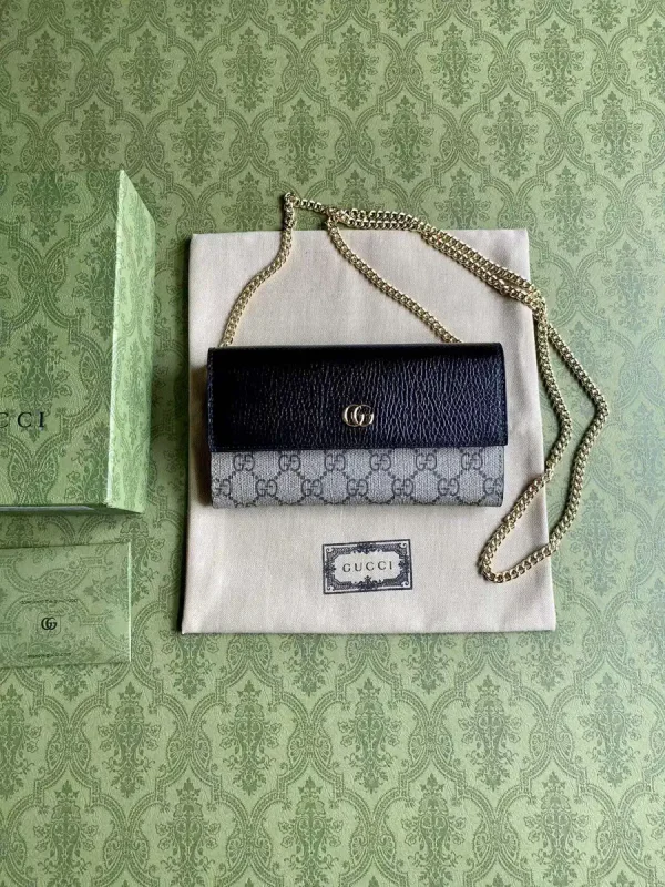 Gucci Ophidia GG Monogram Chain Wallet image 1