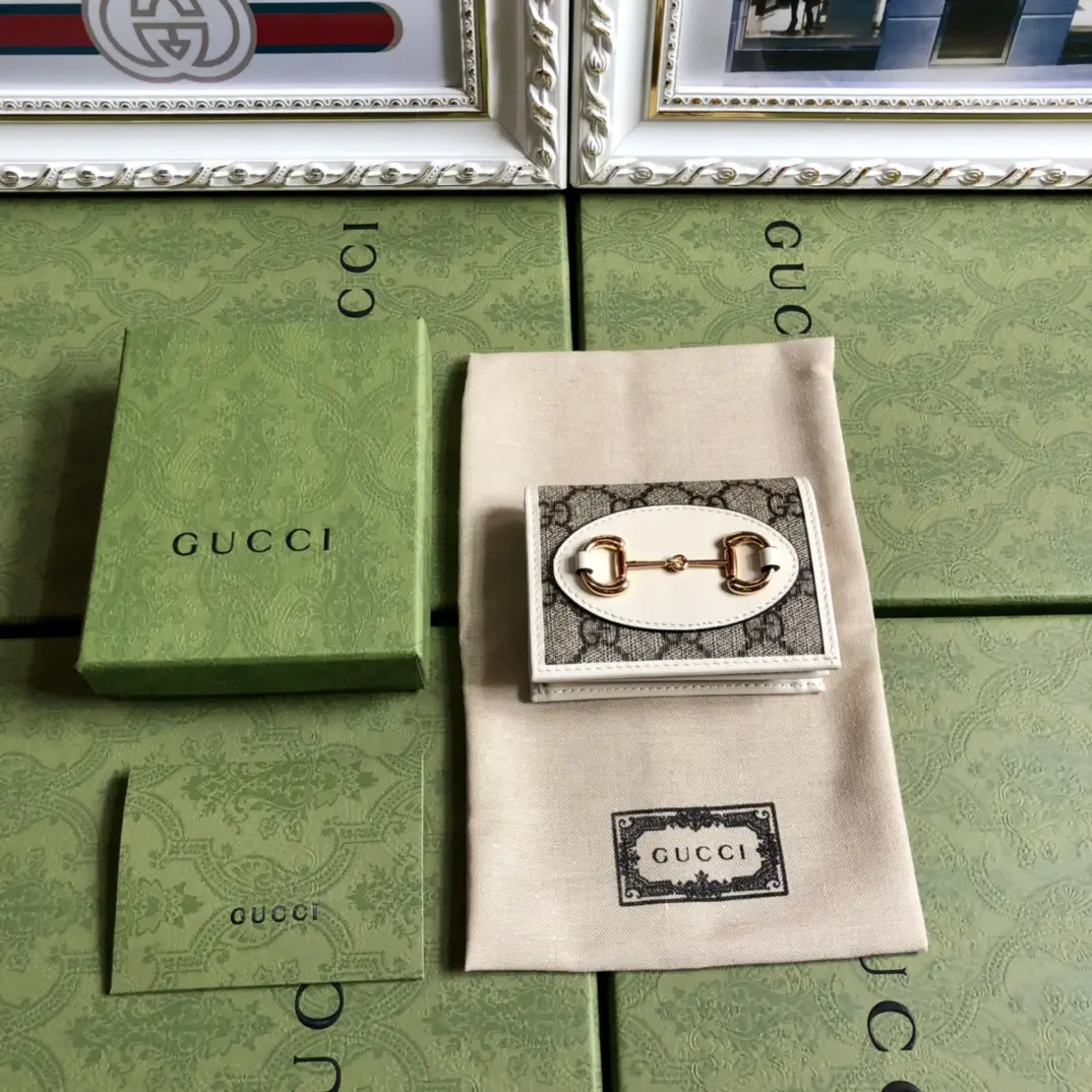 Gucci 1955 Horsebit Monogram Card Holder image 1