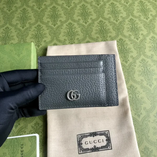Gucci GG Logo Leather Card Holder image 1
