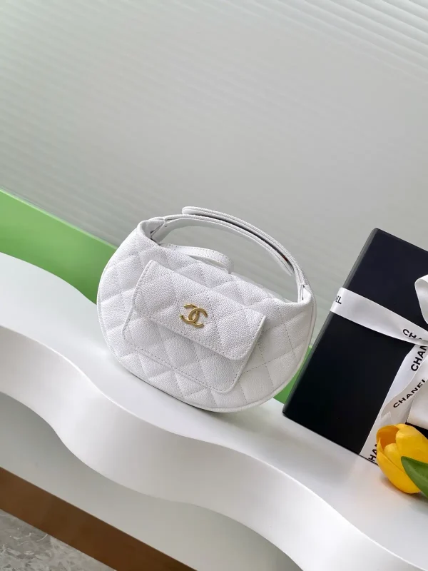 Chanel Quilted Top Handle Bag image 1