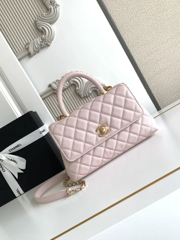 Chanel Quilted Top Handle Bag image 1
