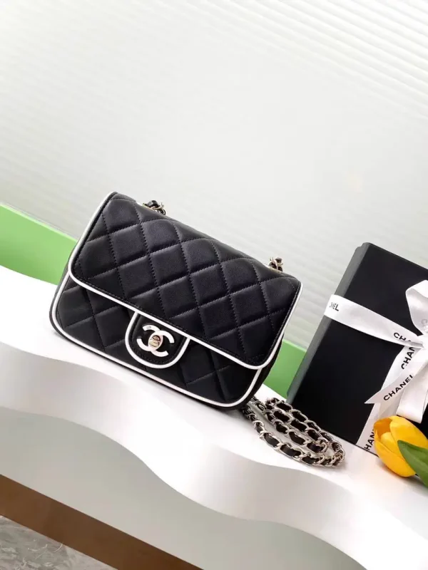 Chanel Quilted Double C Turnlock Chain Shoulder Bag image 1