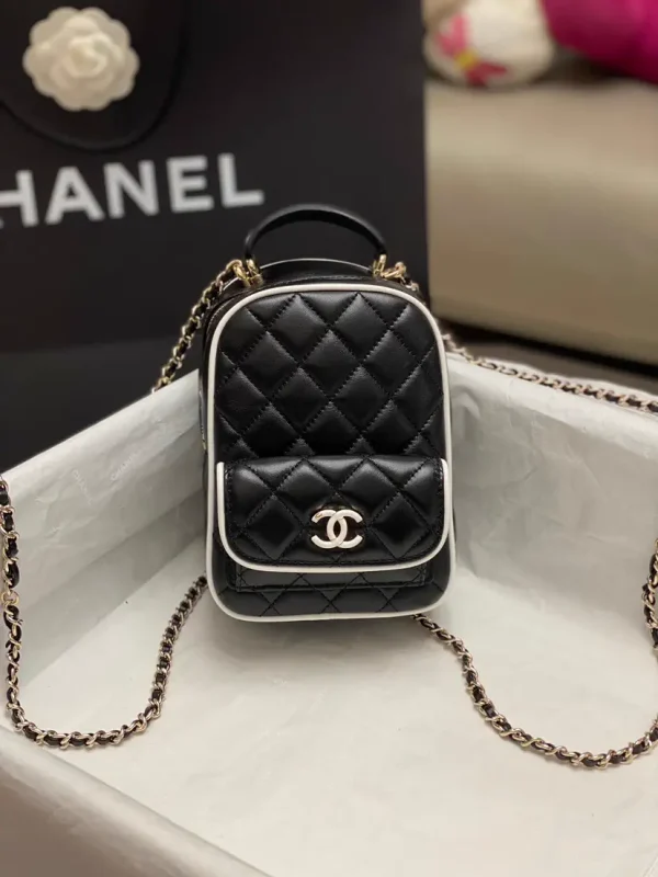 Chanel Quilted Mini Backpack image 1