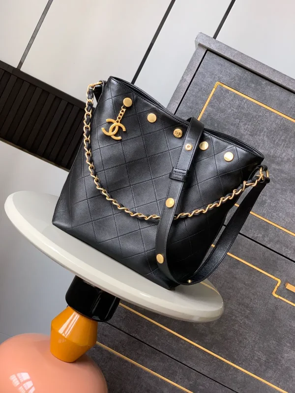 Chanel Quilted Bucket Bag image 1