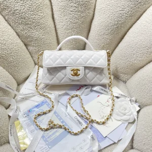 Chanel Quilted Top Handle Bag image 1