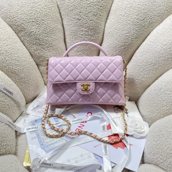 Chanel Quilted Top Handle Bag image 1