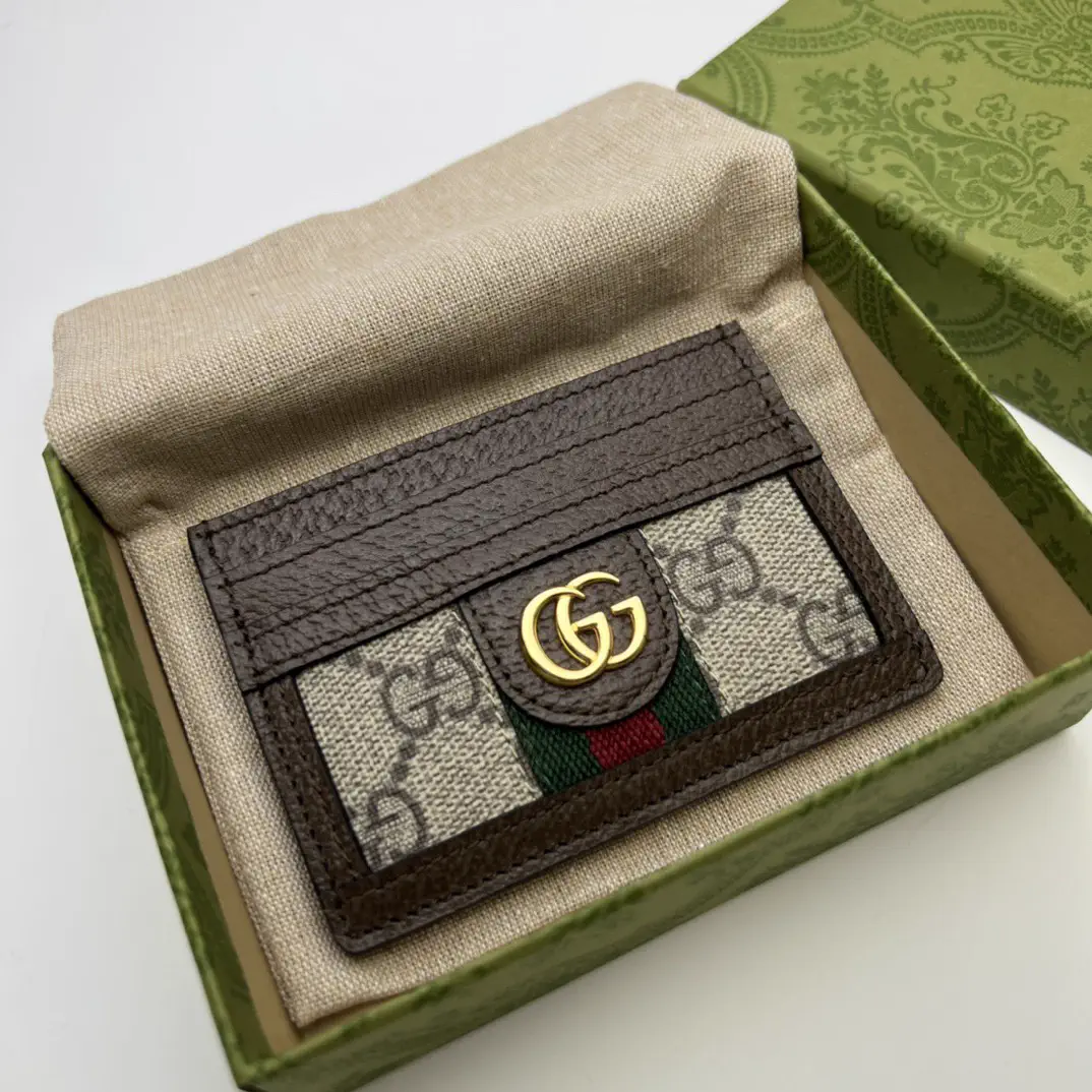 Gucci Monogram Card Holder image 1