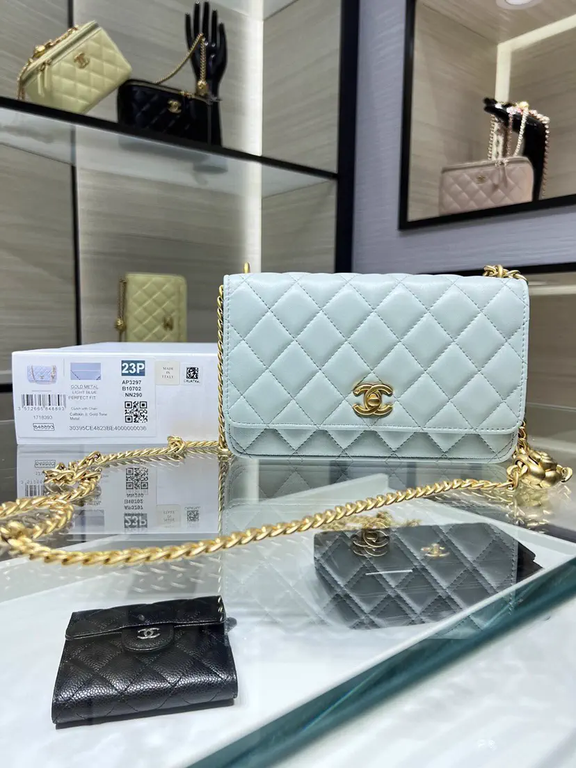 Chanel Quilted Chain Crossbody Bag image 1