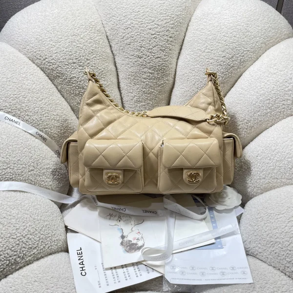 Chanel Quilted Leather Chain Shoulder Bag image 1