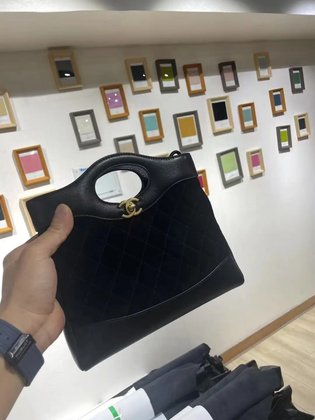 Chanel Quilted Mini 31 Top Handle Bag image 1