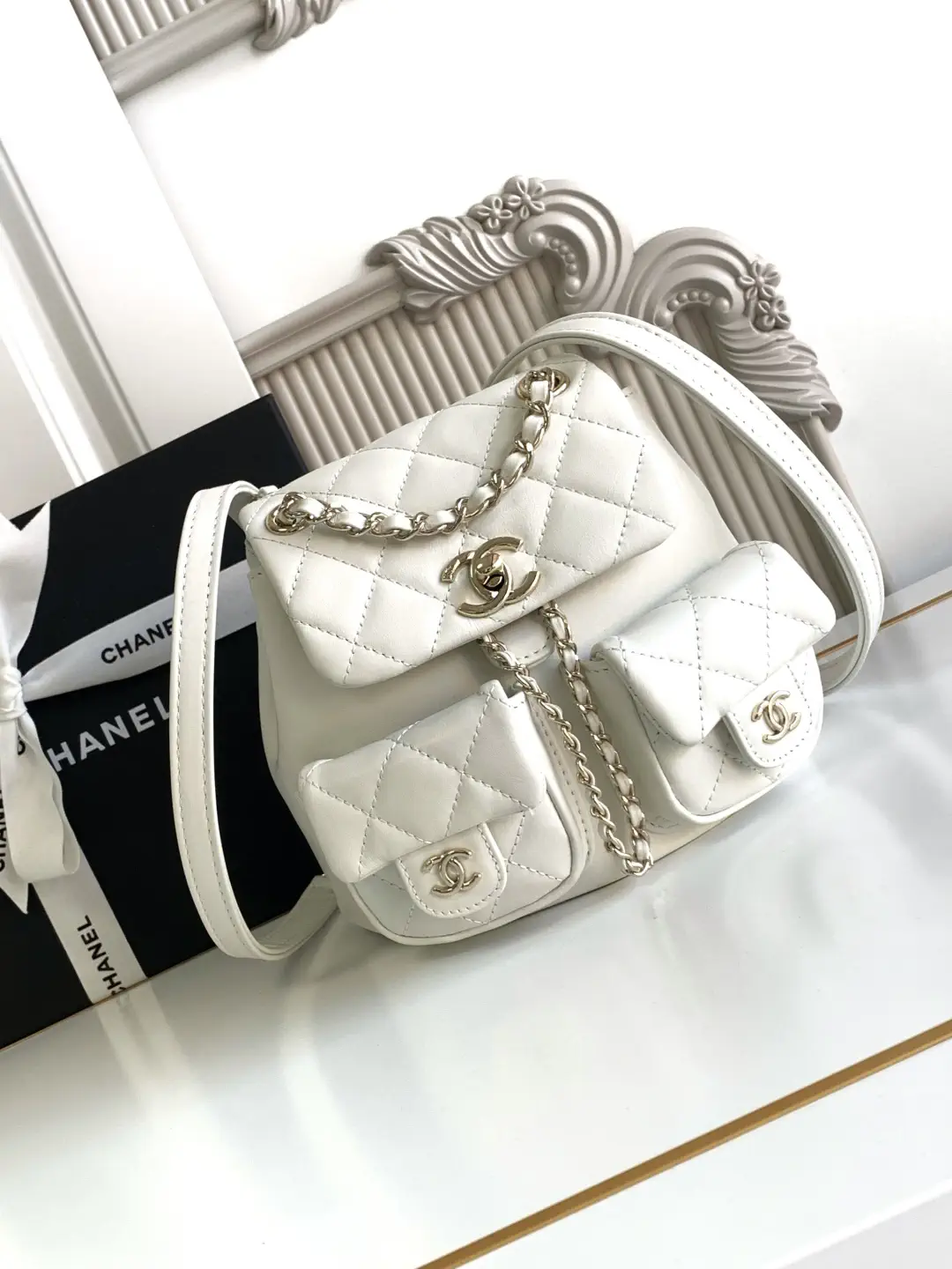 Chanel Quilted Backpack image 1