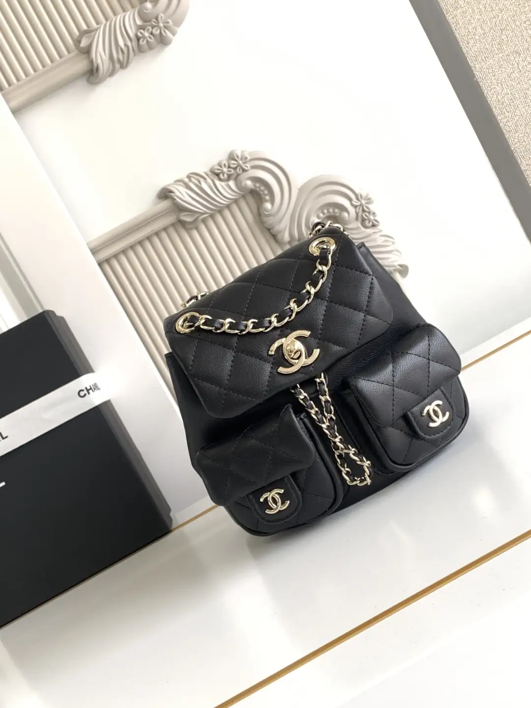 Chanel Quilted Small Backpack image 1