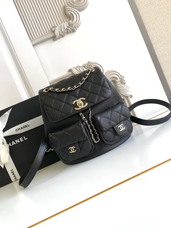 Chanel Quilted Caviar Leather Duma Backpack image 1