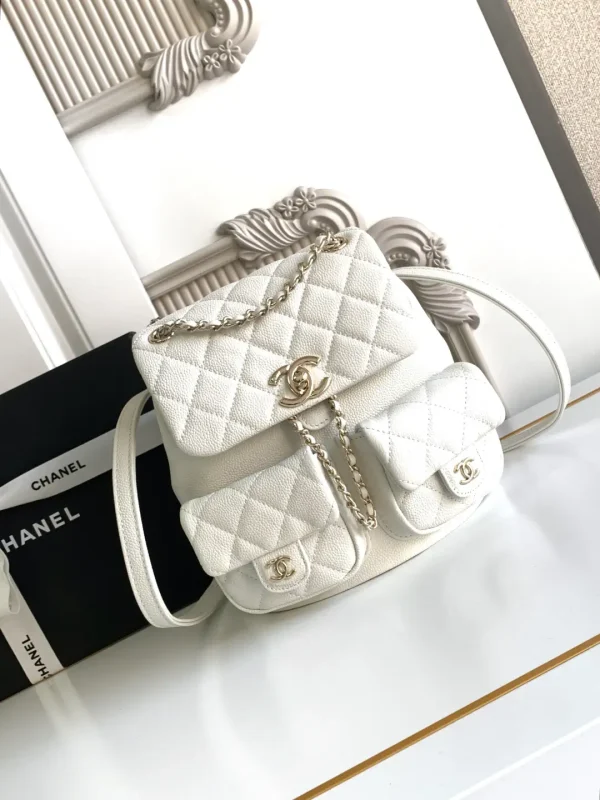 Chanel Quilted Caviar Leather Duma Backpack image 1