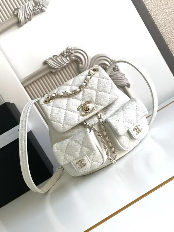 Chanel Quilted Caviar Leather Duma Backpack image 1