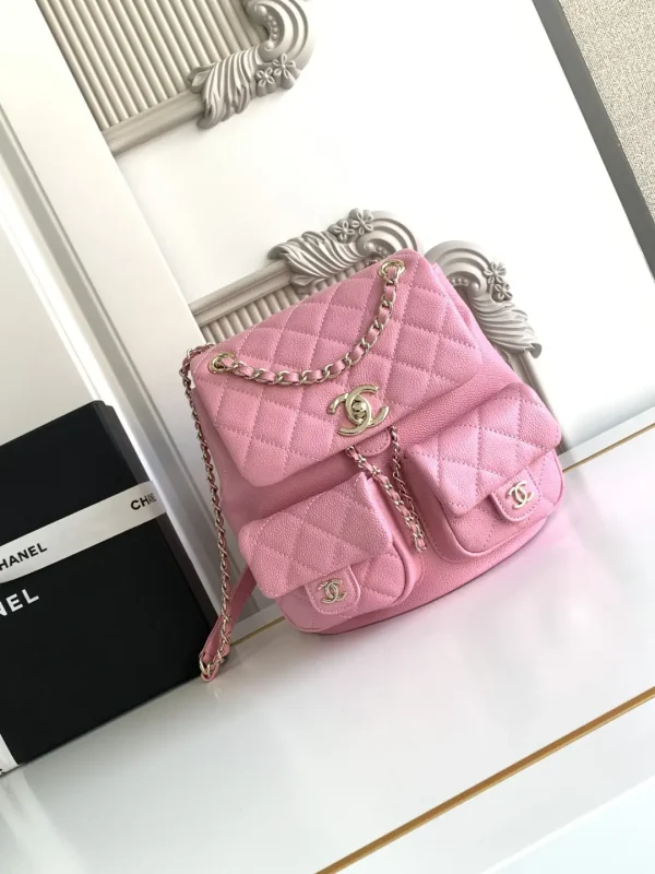 Chanel Quilted Caviar Leather Duma Backpack image 1