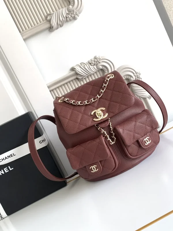 Chanel Quilted Caviar Leather Duma Backpack image 1
