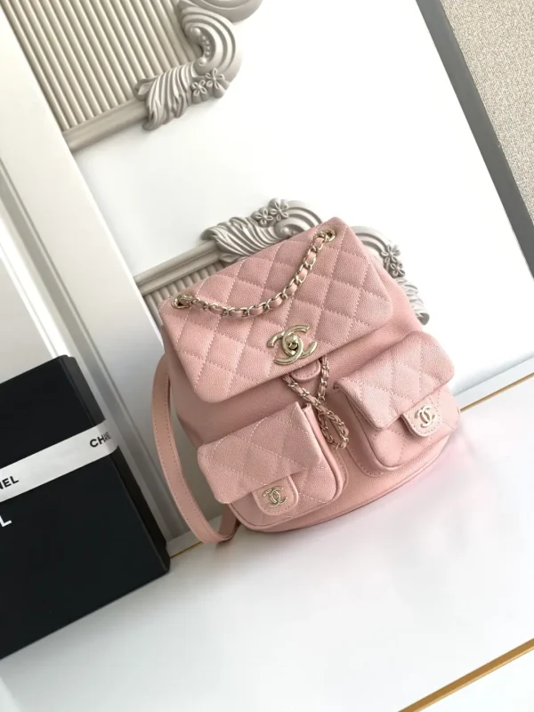 Chanel Quilted Caviar Leather Duma Backpack image 1
