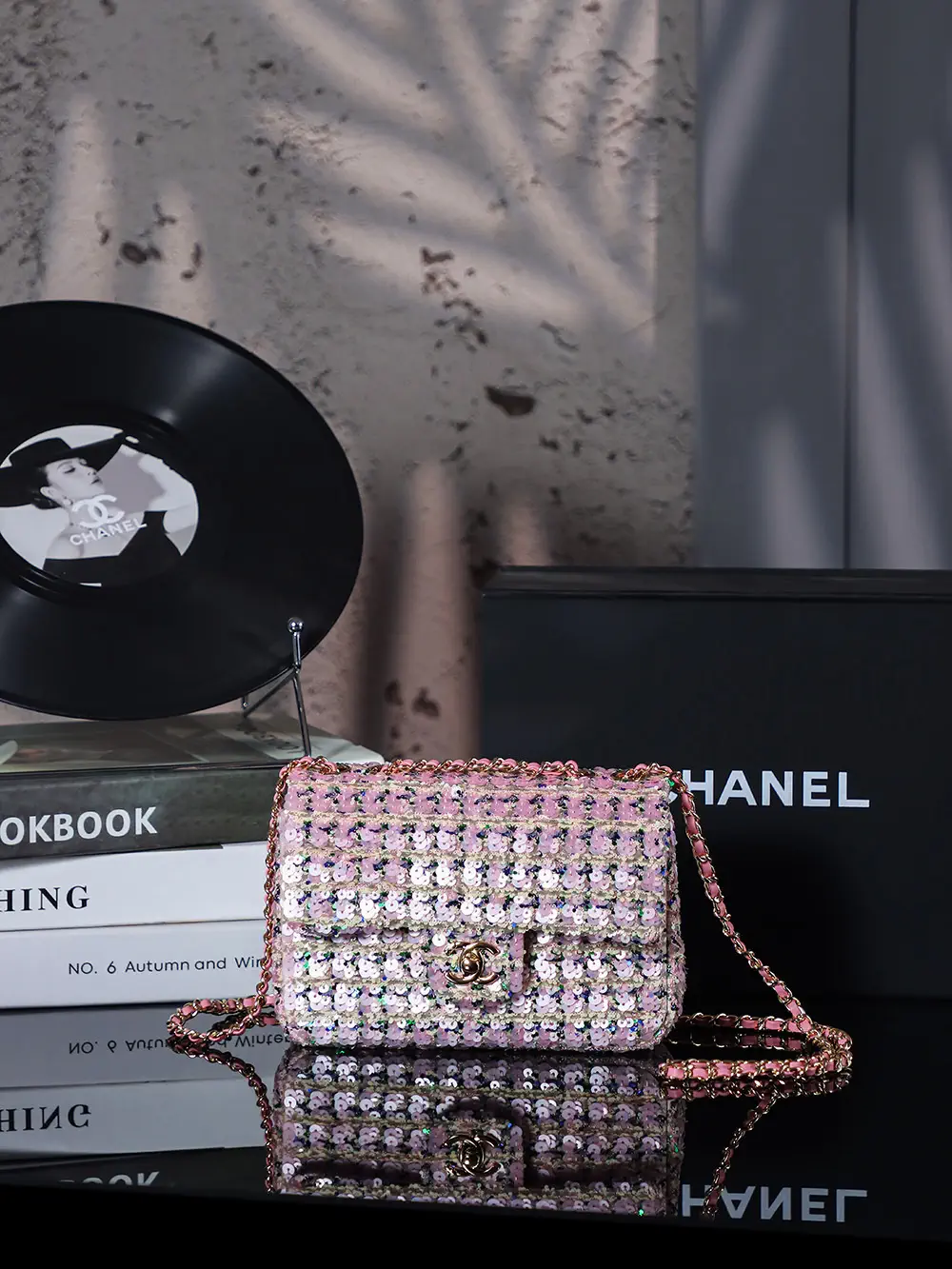 Chanel Sequin CF Style Crossbody Bag image 1