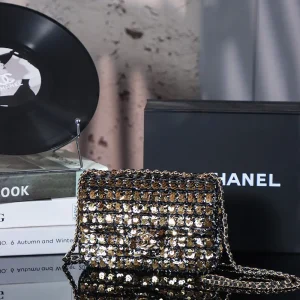 Chanel Sequin Chain Shoulder Bag image 1