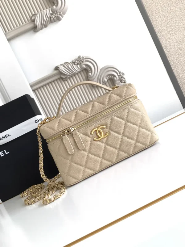 Chanel Quilted Top Handle Vanity Bag image 1