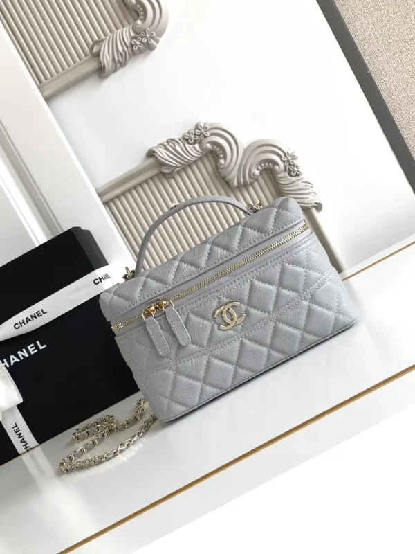 Chanel Quilted Top Handle Box Bag image 1