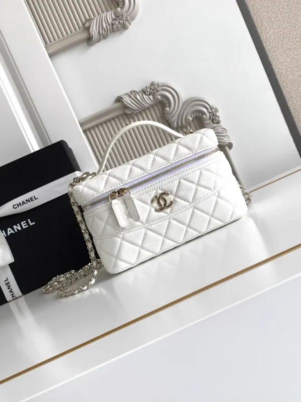 Chanel Quilted Top Handle Box Bag image 1