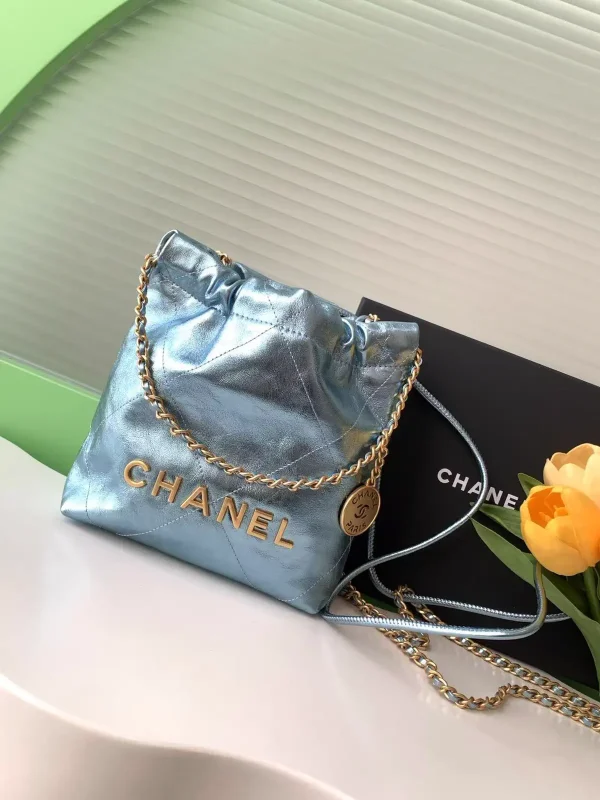 Chanel Mini 22 Quilted Chain Bag image 1