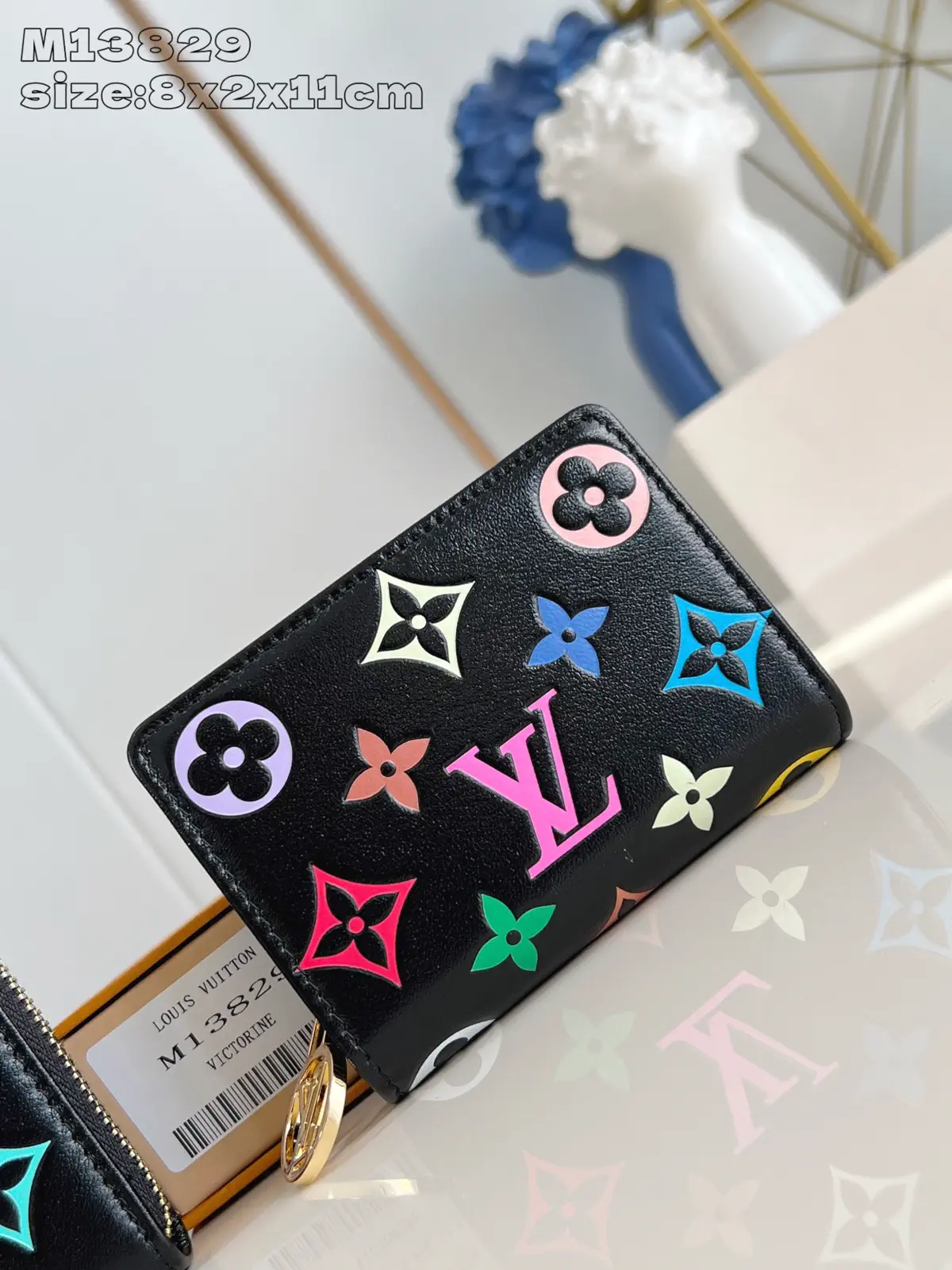 Multicolor Monogram Leather Wallet image 1