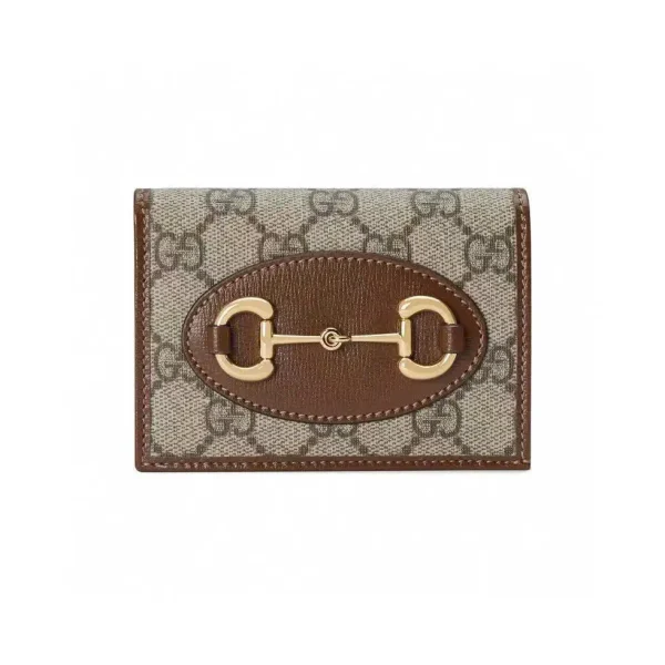 Gucci Horsebit Monogram Card Holder image 1