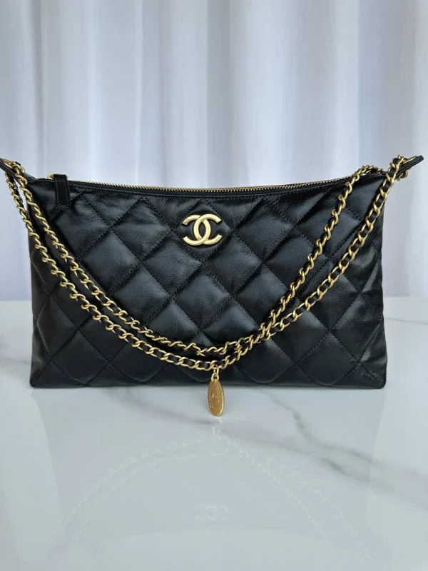 Chanel Quilted Chain Shoulder Bag image 1