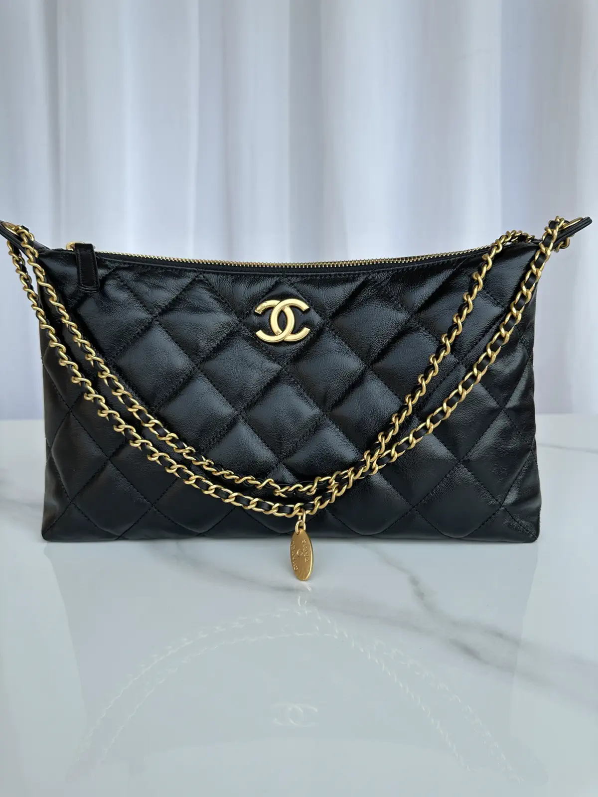 Chanel Quilted Chain Shoulder Bag image 1