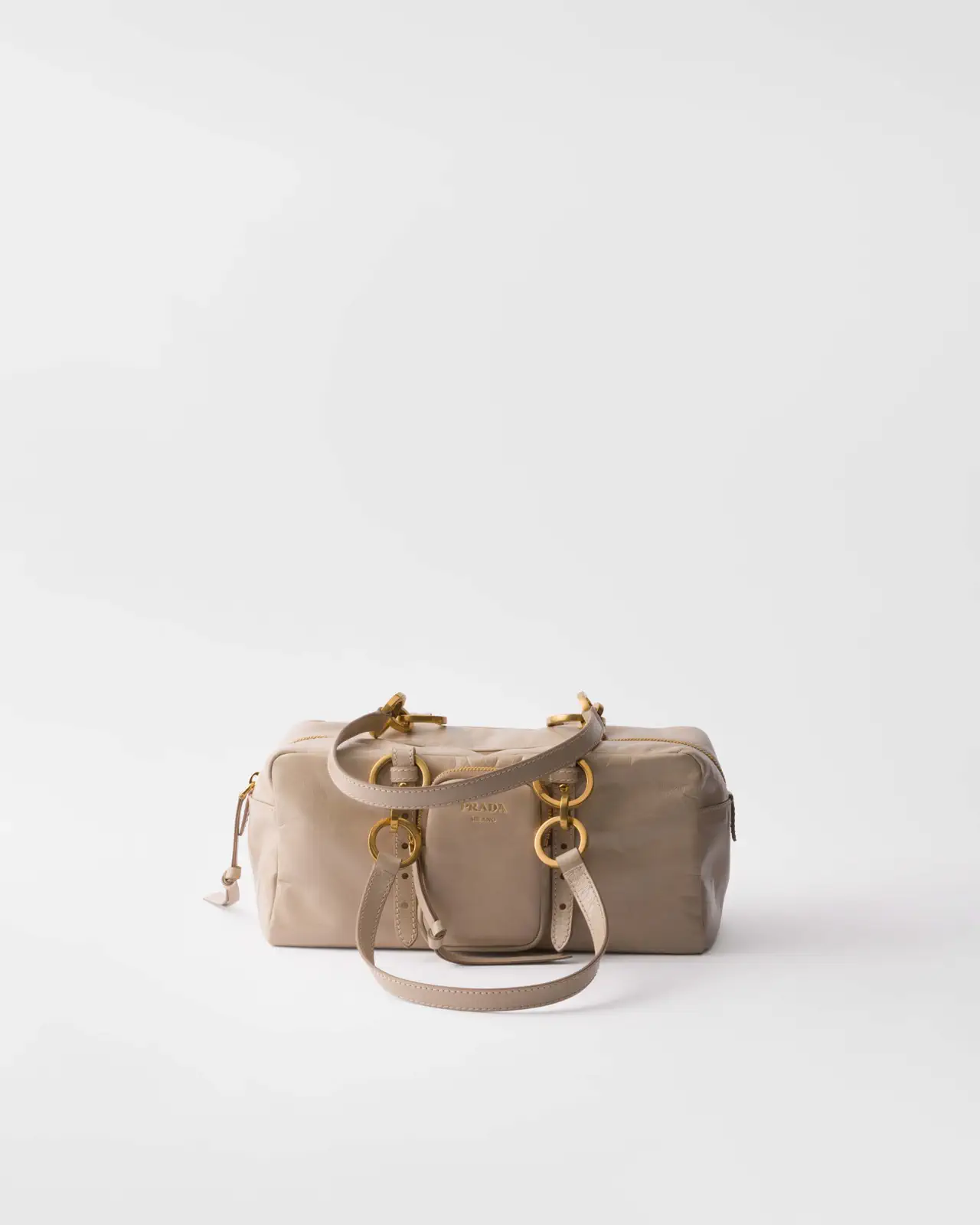 Prada Beige Top Handle Bag image 1